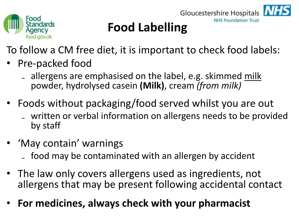 food labelling