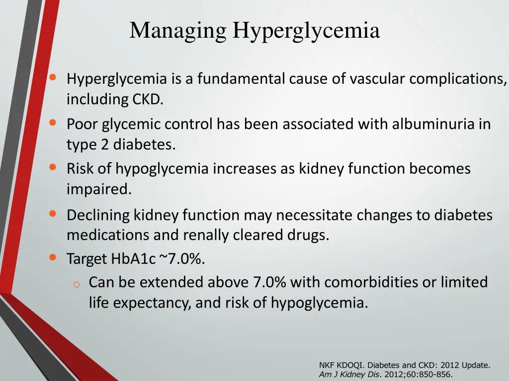 managing hyperglycemia