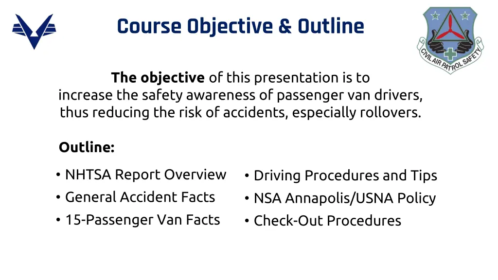 course objective outline