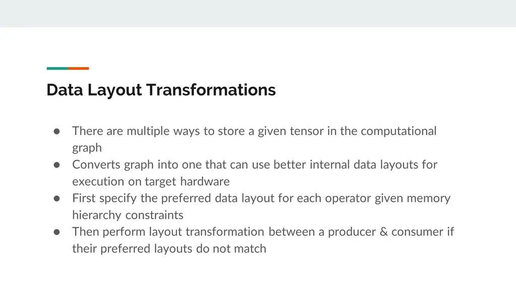 data layout transformations