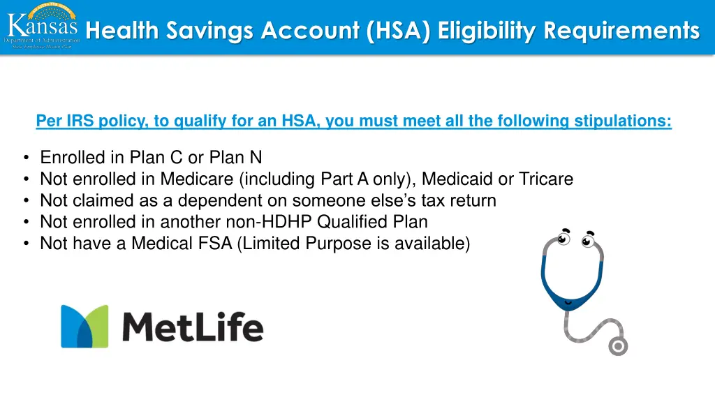 health savings account hsa eligibility