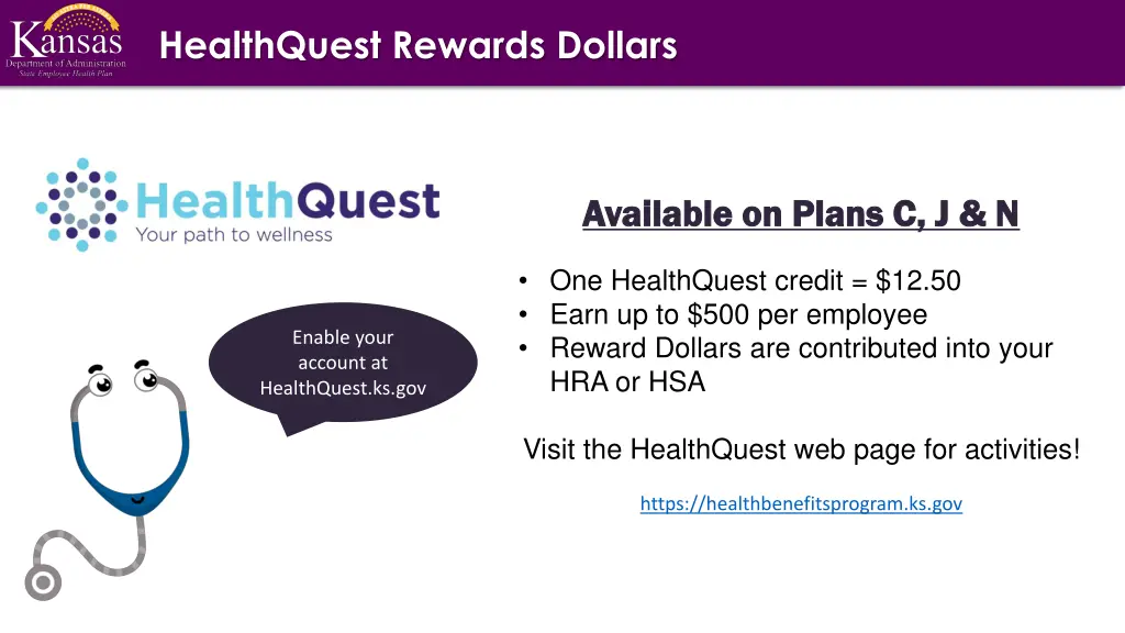 healthquest rewards dollars