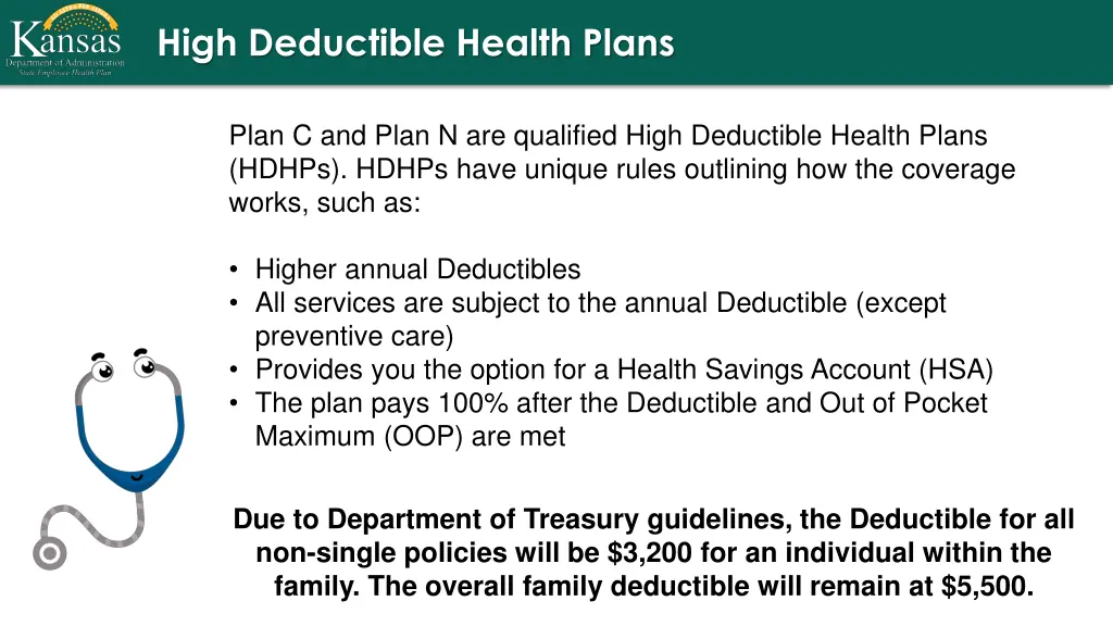 high deductible health plans