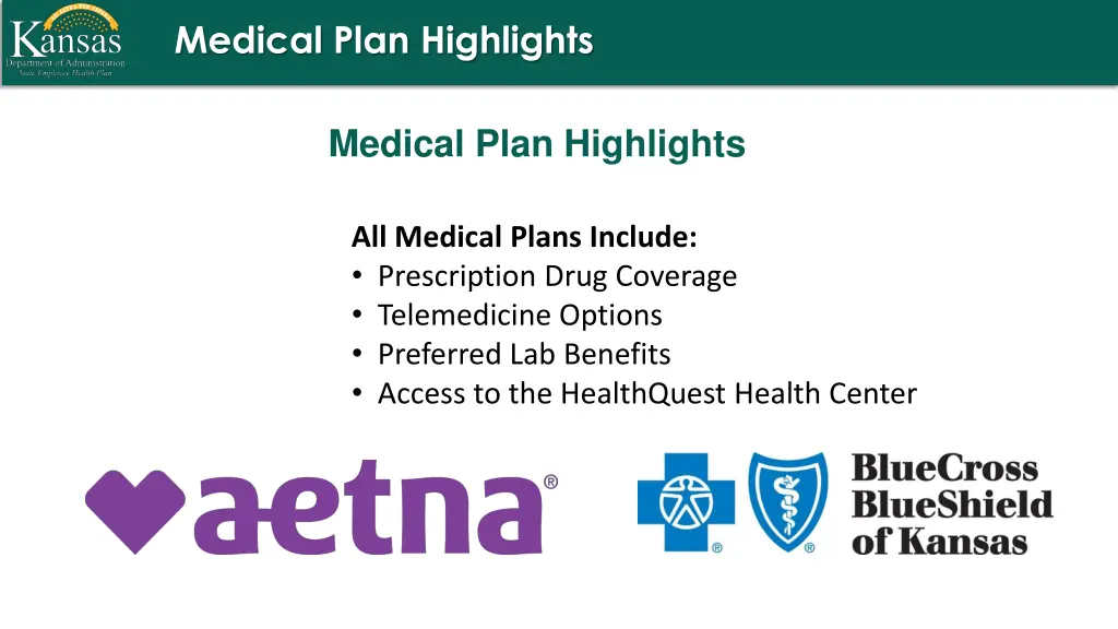 medical plan highlights