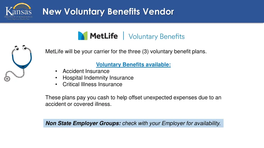 new voluntary benefits vendor