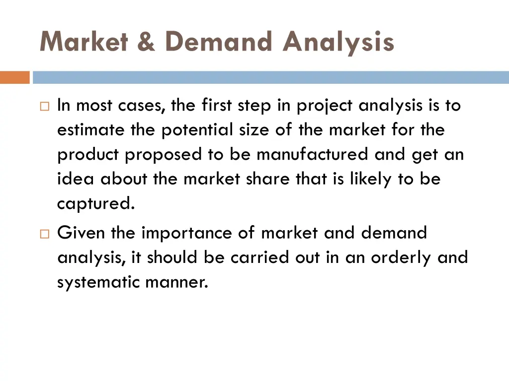 market demand analysis 2