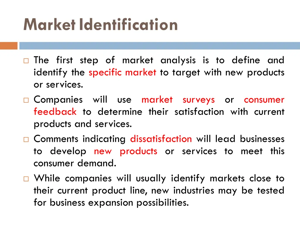 marketidentification