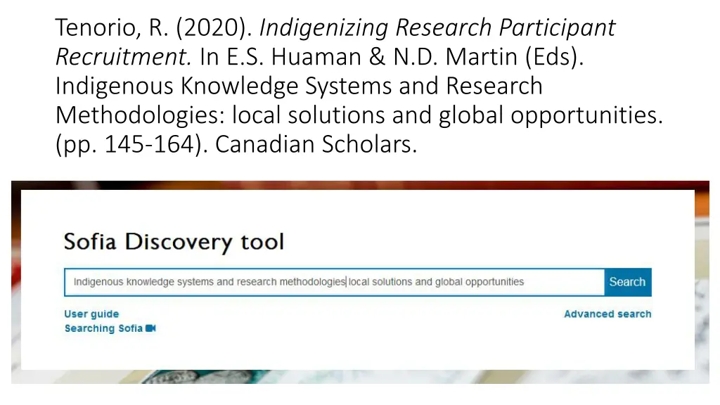 tenorio r 2020 indigenizing research participant