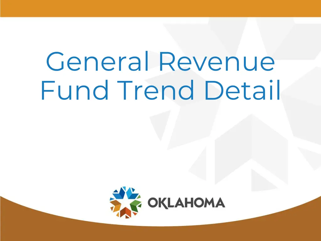 general revenue fund trend detail