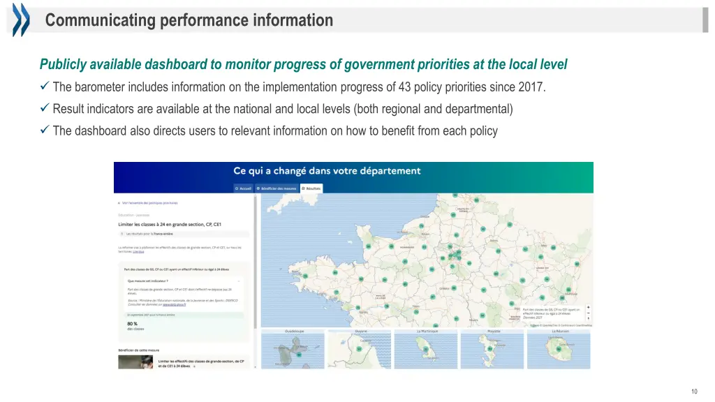 communicating performance information