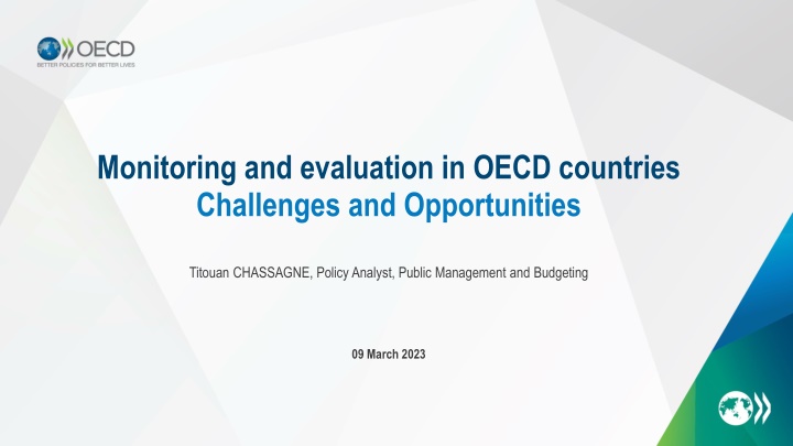 monitoring and evaluation in oecd countries