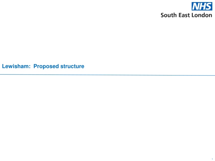 lewisham proposed structure