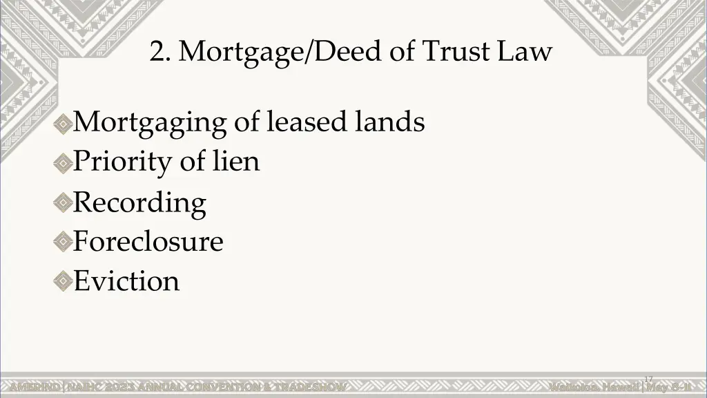 2 mortgage deed of trust law