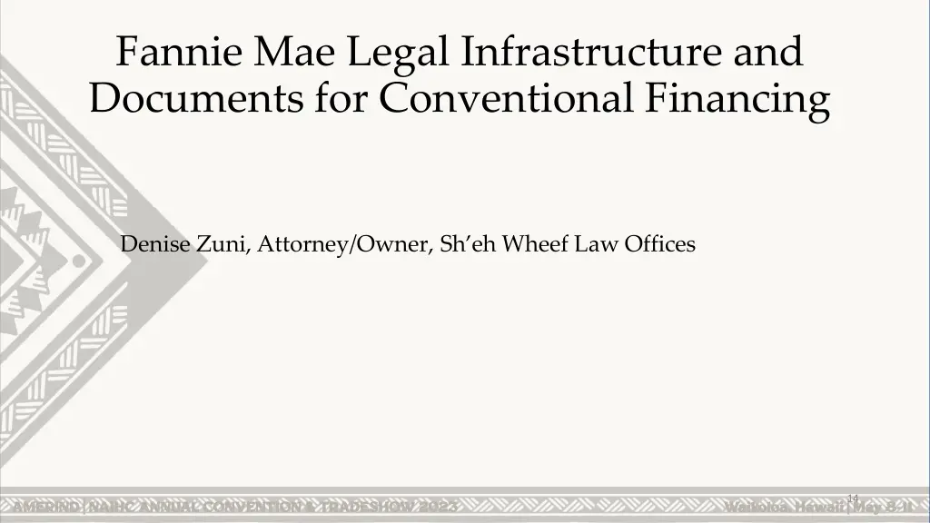 fannie mae legal infrastructure and documents