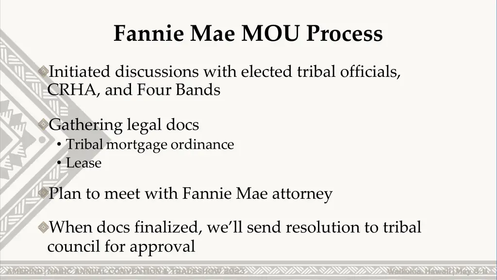 fannie mae mou process