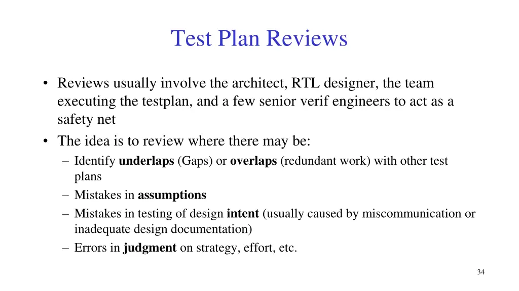 test plan reviews 1