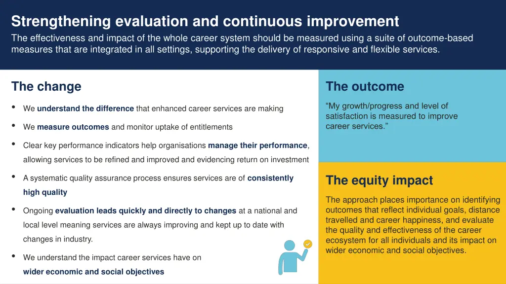 strengthening evaluation and continuous