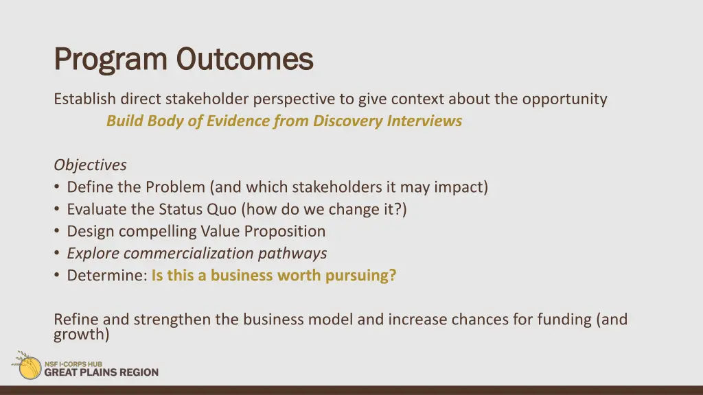 program outcomes program outcomes