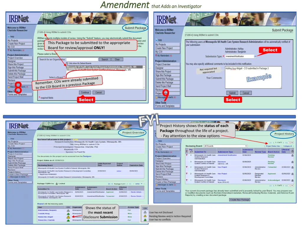 amendment amendment that adds an investigator 3