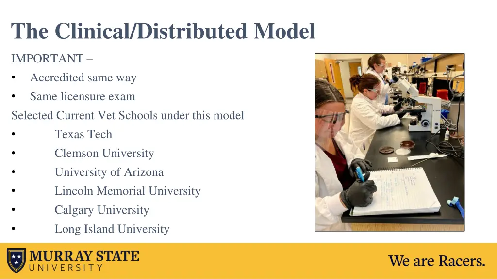 the clinical distributed model 1