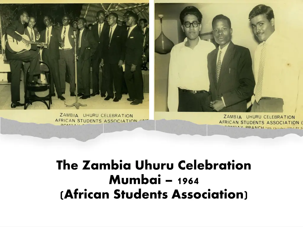 the zambia uhuru celebration mumbai 1964 african