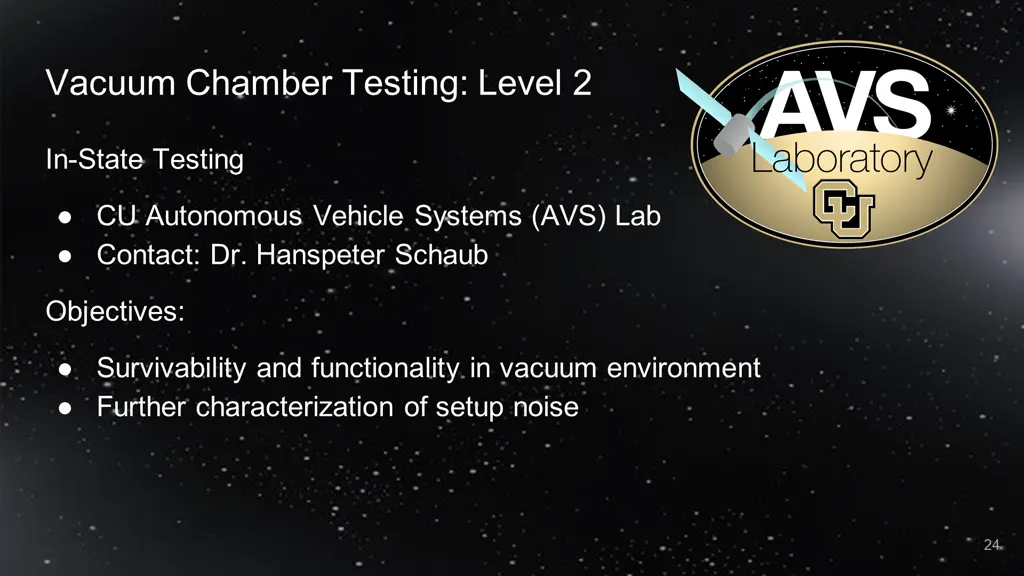 vacuum chamber testing level 2