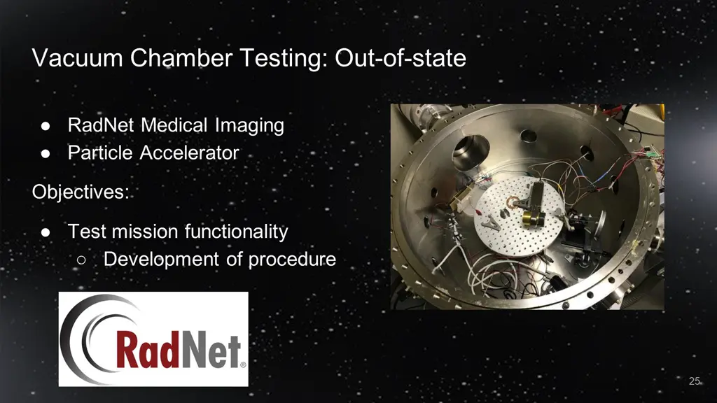 vacuum chamber testing out of state