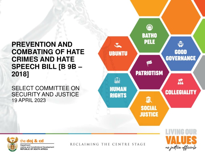 prevention and combating of hate crimes and hate