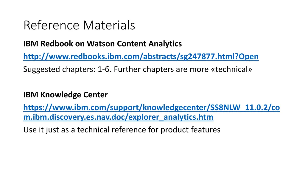 reference materials