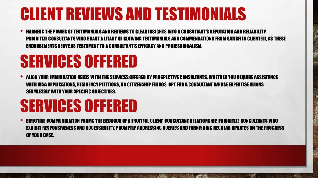 client reviews and testimonials harness the power