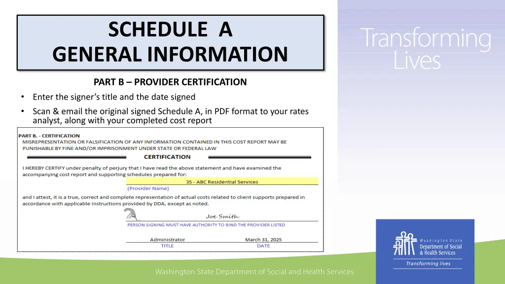 schedule a general information 3