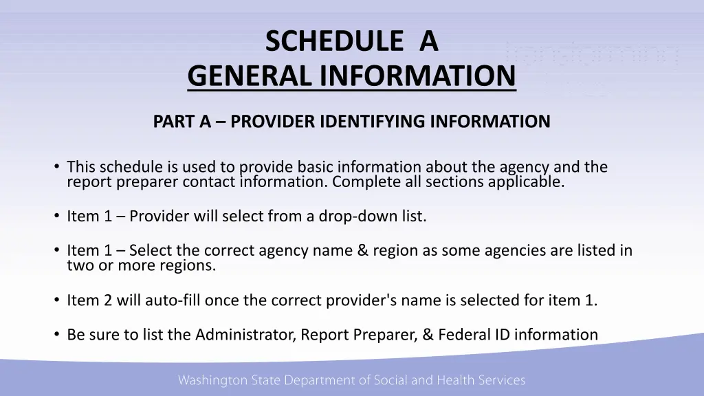 schedule a general information