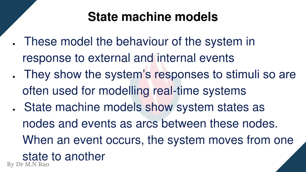 state machine models