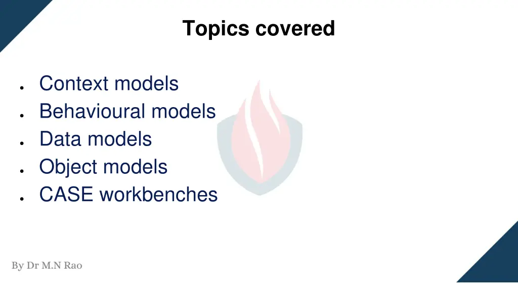 topics covered