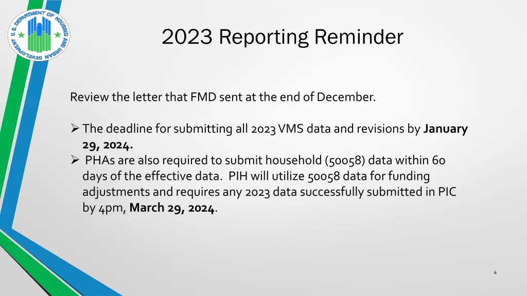 2023 reporting reminder