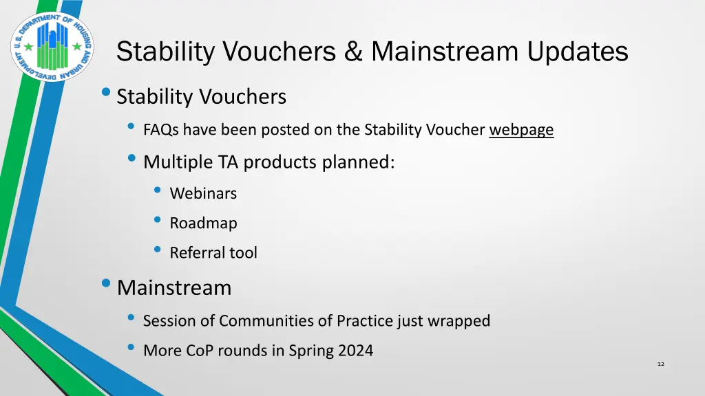 stability vouchers mainstream updates stability