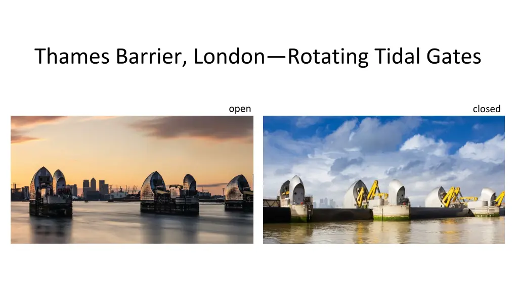 thames barrier london rotating tidal gates