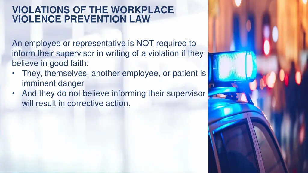 violations of the workplace violence prevention 1