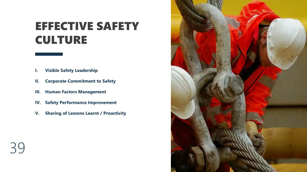 effective safety culture