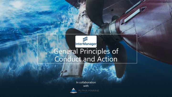 general principles of conduct and action