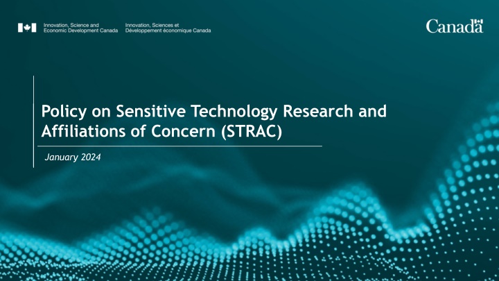 policy on sensitive technology research