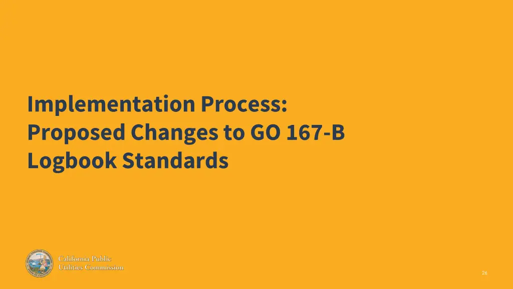 implementation process proposed changes 1