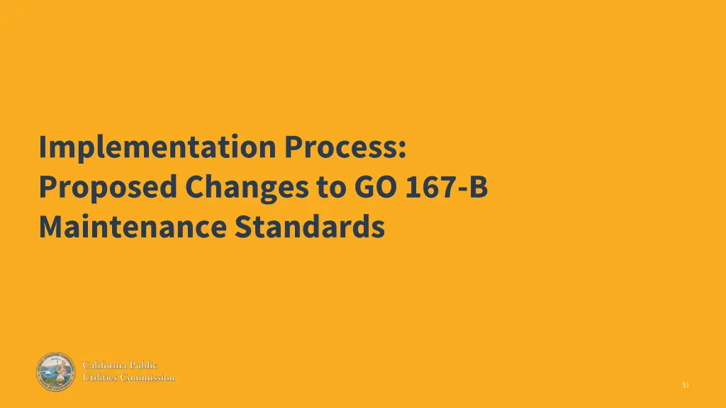 implementation process proposed changes 2