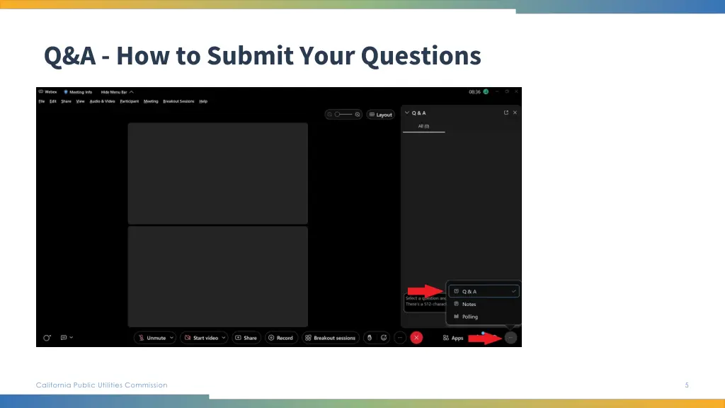 q a how to submit your questions