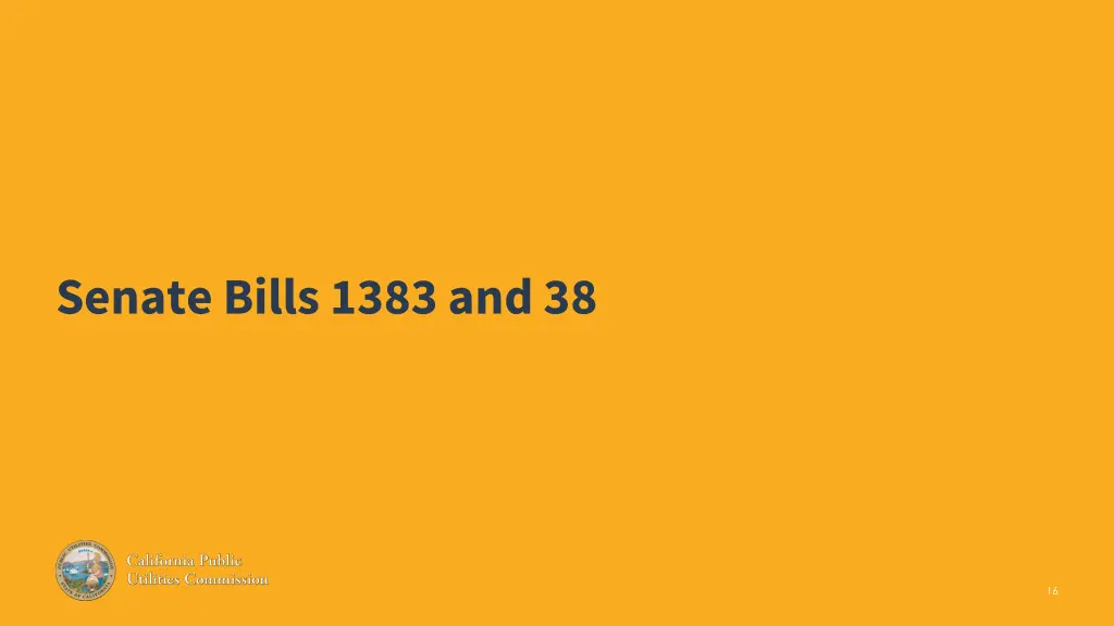 senate bills 1383 and 38