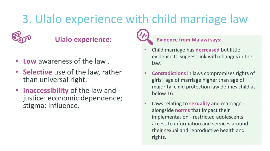 3 ulalo experience with child marriage law