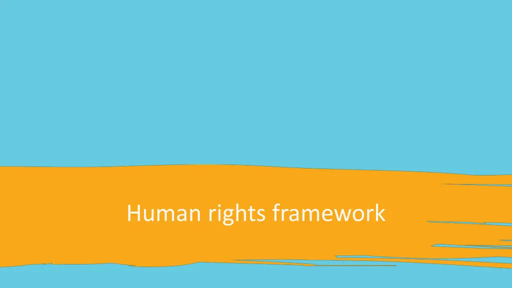 human rights framework