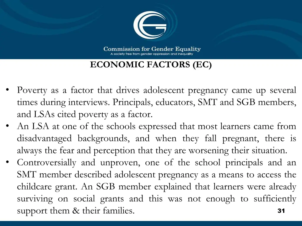 economic factors ec