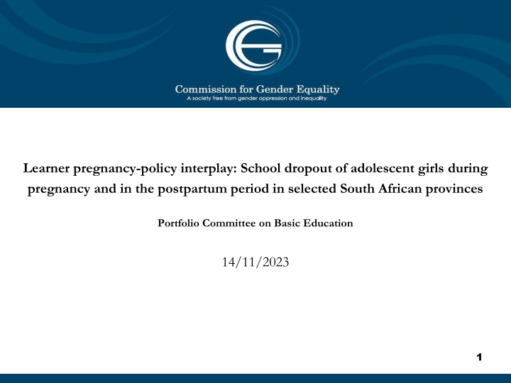learner pregnancy policy interplay school dropout