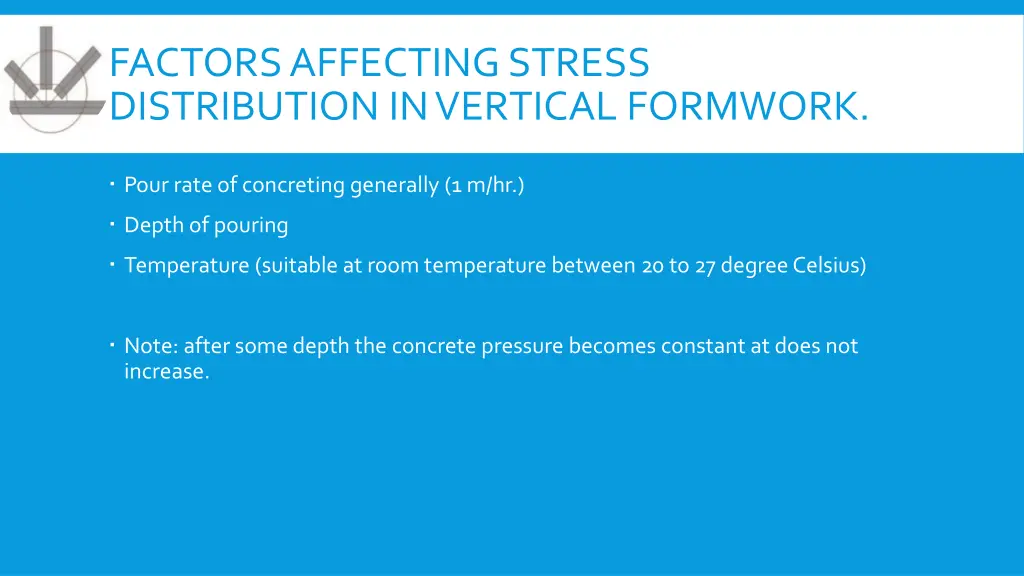 factors affecting stress distribution in vertical